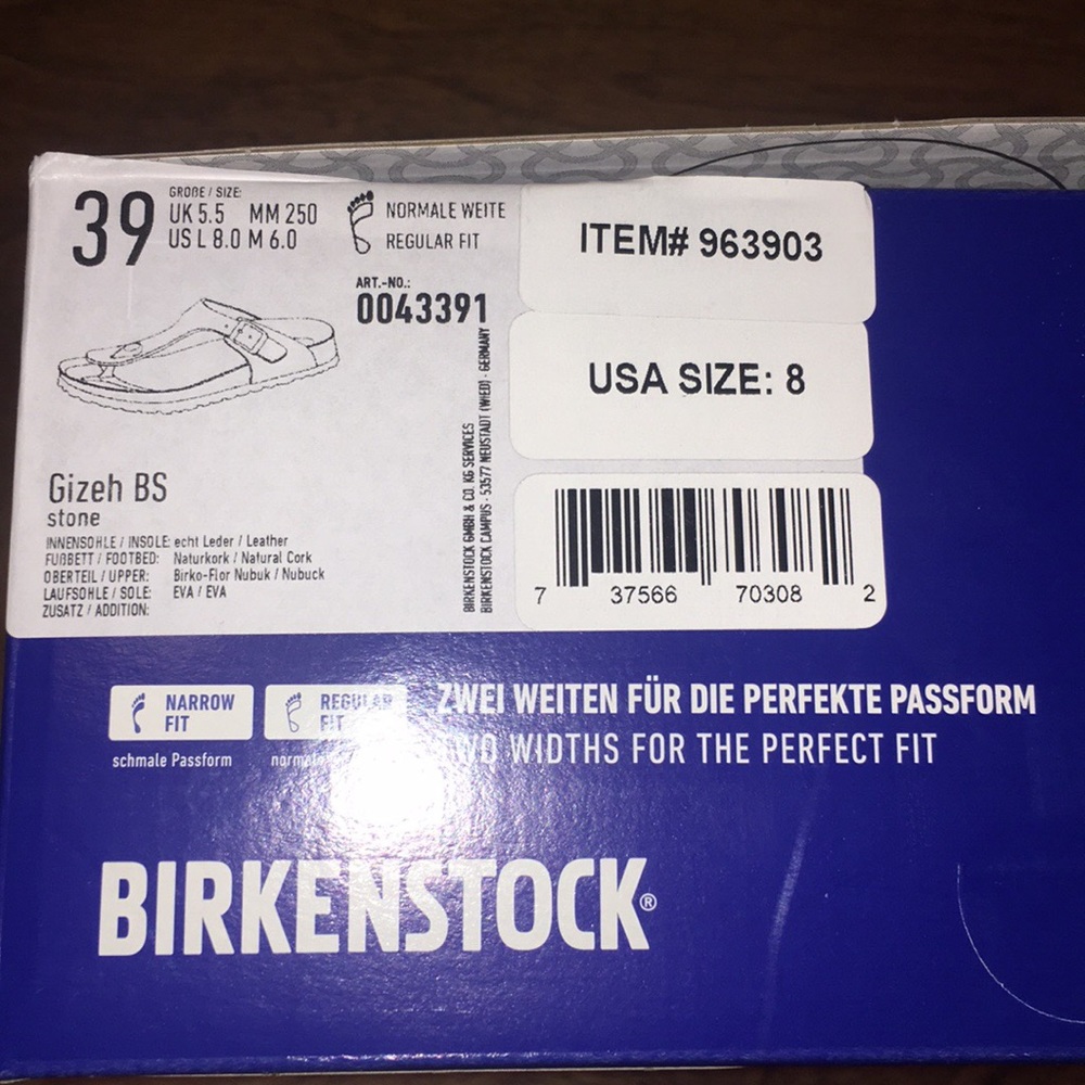 New Women's Birkenstock Gizeh Birko-Flor Sandal 8 - Picture 8 of 8